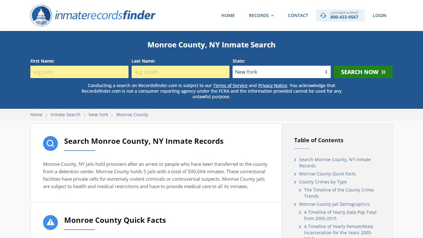 Monroe County, NY Inmate Lookup & Jail Records Online